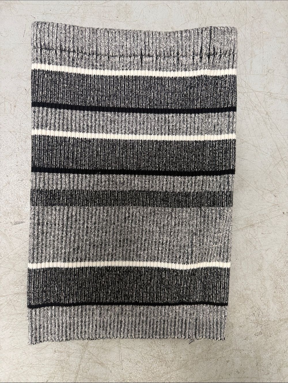Striped Knit Skirt BRAND NEW - T byAlexander Wang - Size Small in Gray and Black